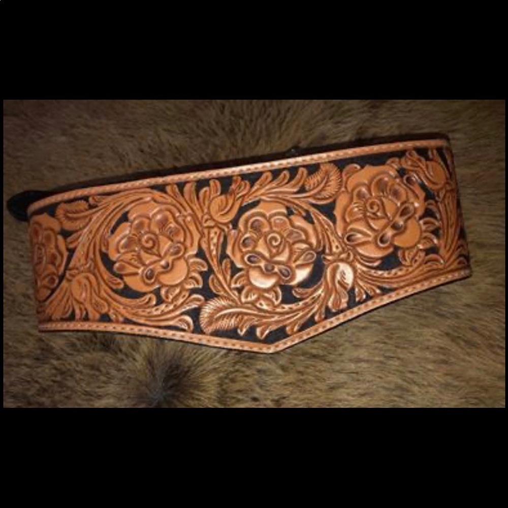 Double J Saddlery leather waist belt